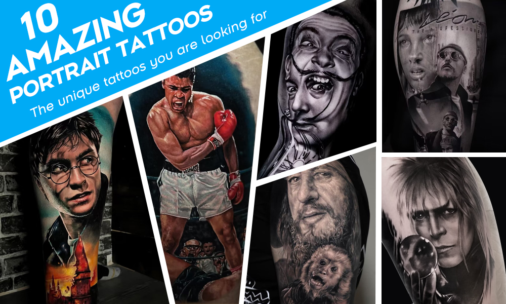 10 Amazing Portrait Tattoos-The Unique Tattoos You Are Looking For